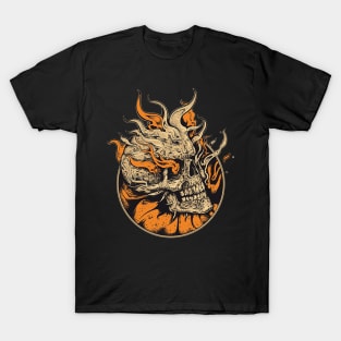 skull fire T-Shirt